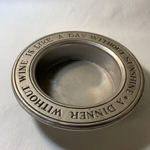 Wilton Vintage Silver Wine Bottle Coaster Bar Drink Accessories  Columbia PA